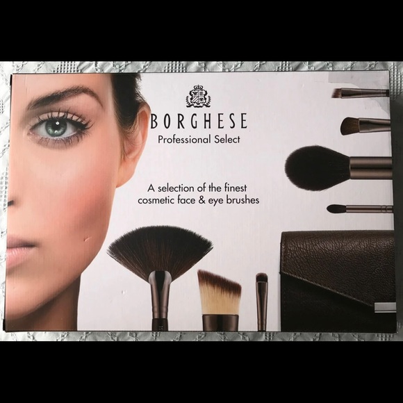 Borghese Professional Cosmetic Brush Set w/ Bag - Picture 2 of 7